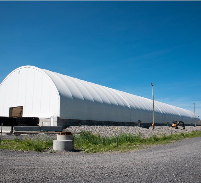 Manitoba MegaDome fabric building